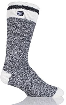 HEAT HOLDERS SOCKSHOP Mens 2.3 TOG Patterned and Plain Thermal Socks Pack of 1