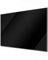 banjado Glas Magnettafel 75x50cm / Magnetwand Glas/Magnetpinnwand als Memoboard Glas/Pinnwand Magnettafel Küche, Büro, Kinderzimmer inkl. 4 Magnete & Montageset - Tiefschwarz