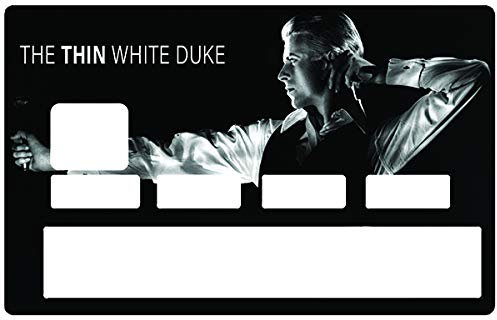 DAVID BOWIE, The Thin white duke- Kreditkarten Aufkleber – Passgenaue Aufkleber – Differenzieren und dekorieren Sie Ihre Bankkarte nach Ihren Wünschen !!