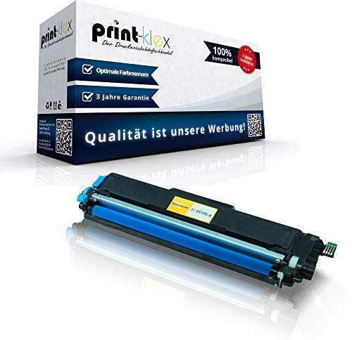 Print-Klex Tonerkartusche kompatibel für Brother HL-L 3200 Series HL-L 3210 CW HL-L 3230 CDW TN 243C TN 243 TN243C TN-243 C TN247 TN247C TN-247C TN 247C Cyan Blau - Office Pro Serie