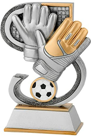 tecnocoppe Trofeo Premiazione Calcio Miglior Portiere h 16,50 cm Targhetta Personalizzata Omaggio