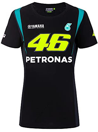 Valentino Rossi T-Shirts Petronas Yamaha,Frau,XL,Schwarz