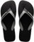 Havaianas Dual, Flip Flop Men, Black Steel Grey, 4.5/5 UK