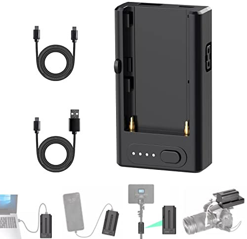 Battery Adapter Plate Quick Charge Function Multiple Outputs For Sony Np-F550 Np-F570 Np-F530 Np-F330 F960 F750 F770 F970 Battery Np-F For All Dslr/Mirrorless Cameras.
