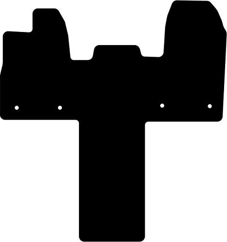 Kovvar Fußmatten passend für Ford Transit 2019-2025 Passend zur Ausführung: Wohnmobil | Schaltgetriebe | Qualität: Basic