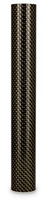 Steamulation Carbon Sleeve Big Black Gold - Dieses Sleeve für deine Pro X II und III Shisha besteht komplett aus Carbon - Kann nur in Verbindung mit einem optionalen Blow Off Adapter verwendet werden