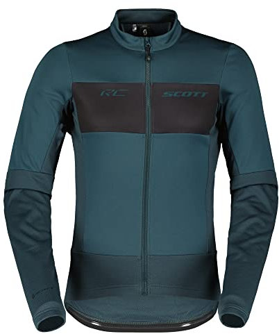 Scott M Rc Warm Hybrid Wb Jacket Grün, Herren Jacke, Größe L - Farbe Aruba Green - Black