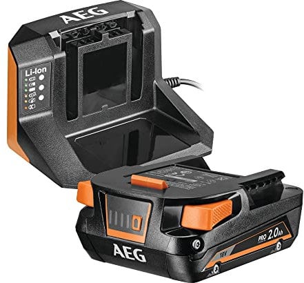 AEG - 1 Batt. Pro Lithium 18V 2,0 Ah, Chargeur - SETL1820S
