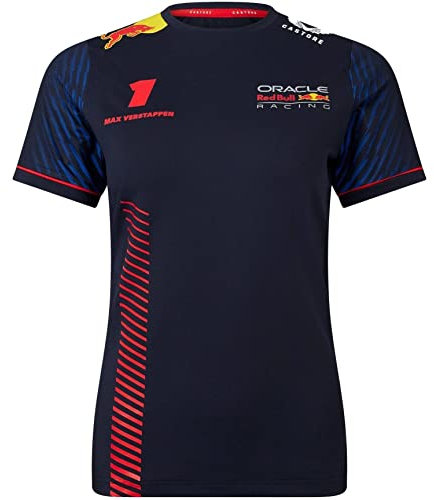 Red Bull Racing F1 Team Max Verstappen 1 Formula Damen T-Shirt Offizielle Formel 1 - Blau - L