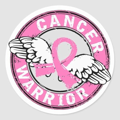 Breast Cancer Warrior Vinyl Decal Sticker for Car Windows, Tablets, Laptops, Water Bottles, etc. 5