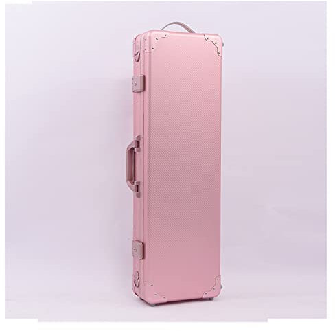 Geigenkoffer Neuer 3/4-4/4 Geigenkasten Aus Aluminium-Magnesium-Legierung, Quadratischer Geigenkasten Mit Superhoher Härte (Color : 02)