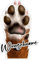 stickerpoint24 Hund an Bord Hundepfote mit Wunschname