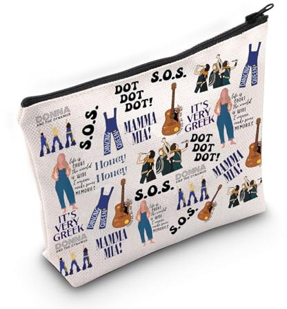 Mamma Kosmetiktasche Mamma Musical Fans Geschenk Mamma Musical Theater Geschenk Mamma Merch, Dot Bag