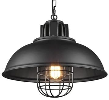 LUOYAOB Modern Pendelleuchte Industrielle Metall Vintage Pendelleuchte Retro-Landhaus-Kronleuchter Billardtische Hängelampen for Flur Küche Insel Esszimmer Wohnzimmer Eingang Restaurant Bar