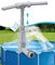 Aspersor divertido de agua con fuente de cascada para piscina, rociador doble, método de pulverización múltiple, decoración de piscina, fuente en cascada para piscinas sobre y en el suelo, práctico