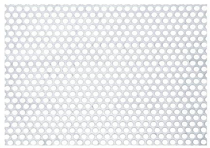 PATIKIL 11.8 x 5.9 304 Stainless Steel Perforated Sheet, 2Pcs 0.3 Round Hole 20GA Expanded Metal Mesh Plate Screen Decorative Meshes for Ventilation Grill