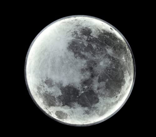 SSNCcNC LED Wandlampe innen Kreativ Mond Design Acryl Minimalismus Wandleuchte Moderne Schlafzimmer Wandbeleuchtung Flurlampe für Schlafzimmer Flur Wohnzimmer Treppenhaus,6000k,50cm