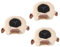 TOYANDONA 3St Hut mit Lammohren tiermütze plüschhut Geburtstagsfeier Schafsohren Kopfbedeckung Schafmütze mit Ohren Schafe Cosplay Ohren Tierhüte Kostüm flauschige Mütze Sherpa Beige