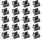 ECSiNG 50 Piezas de Mini Interruptores Táctiles de 4 Pines 12V 50mA para Productos Digitales Equipos de Fitness Cámaras de Vídeo 4,5 x 4,5 x 3,8 mm