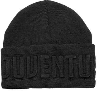 JUVENTUS Unisex 133540 Juve Beanie-Mütze, Schwarz, One Size