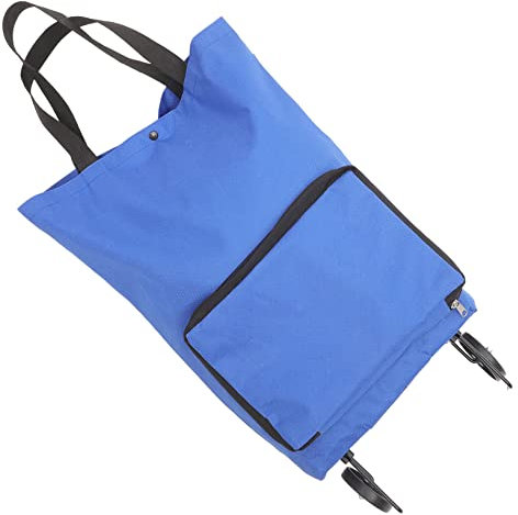 Cabilock Einkaufstasche Mit Rollentrolley Für Shopping Reisen Und Camping Und Leicht Zusammenklappbar