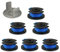 YUETTYY Lot de 7 bobines de rechange pour débroussailleuse Ryobi One+ AC14RL3A pour débroussailleuses sans fil Ryobi 18 V, 24 V et 40 V, bobines d'alimentation automatique de 1,8 m (6 bobines + 1