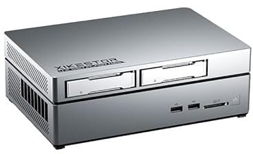 XikeStor All-in-One Mini-PC i5-12450H 6-Bay NAS-System (All-SSD, M.2) Kompakter Hochleistungs-Speicher-PC mit M.2/U.2/RJ45/SFP+ FS510402DH