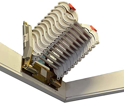 MRBVAOXVD Leitern, Dachgeschoss Leiter Zu Kletternkopische Klapptreppen1.5-3 Mwand Montierte Schritt-Leiter Größe Benutzerdefinierte