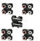 Oiyagai Lot de 5 Connecteurs PCB Montage 4 Jack RCA Femelle pour Audio Vidéo AV