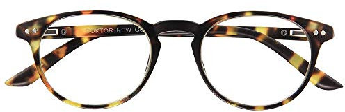 Lesebrille DOKTOR New, havanna, +2.00 dpt.: Lesebrille mit Federtechnik und Etui, Stärke: +2.00 dpt. (in weiteren Farben/Stärken erhältlich)