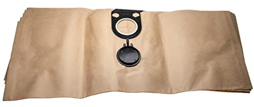vhbw 5x Staubbeutel Ersatz für Metabo 631757 | 6.31757 für Staubsauger - 30,5cm x 23,5cm braun