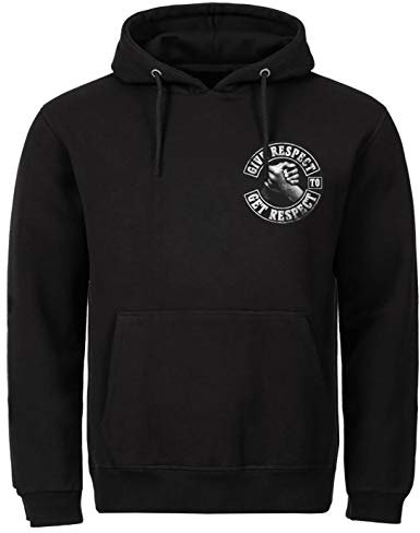 P-T-D Respekt Biker Route Rock Heavy Metal Mafia Narcos Texas Motorrad Club MC Amerika Szene Hoodie Kapuzenpullover 3XL XXXL