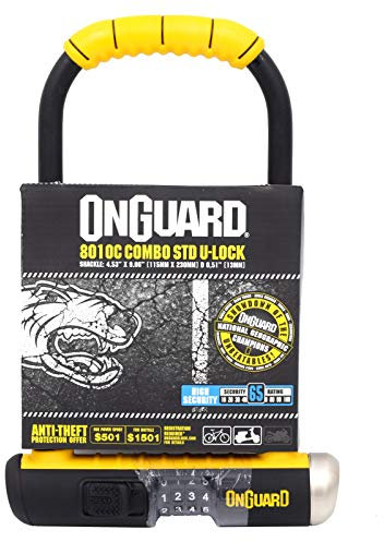 OnGuard Bulldog 8010C Combination Bike U Lock
