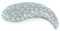 Kinderhaus Blaubär Set Theraline Stillkissen Yinnie & Windel, Kleines Stillkissen 135 cm x 35 cm, Stillkissen mit Mikroperlen | inkl. Stillkissenbezug, Design:Blüten rosa