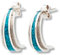 Indianerschmuck Ohrstecker Zuni Style Türkis Chipinlay Westernschmuck Ohrringe Halbcreole