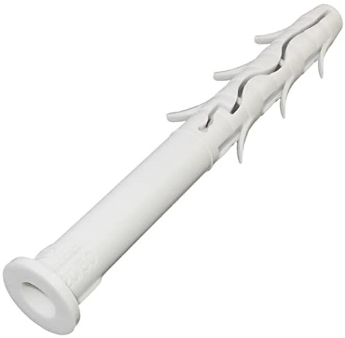 AERZETIX - C57415 - Lot de 20 Chevilles universelles à ailettes à Frapper Ø12x120 mm à collerette - en Plastique/Nylon - maçonnerie Fixation en béton Brique Pierre parpaing