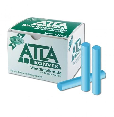 ATLA-Kreide, Tafelkreide blau, 72 Stück, konvex | Wiemann Lehrmittel