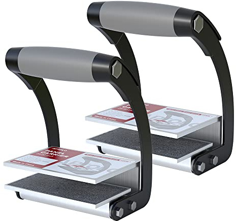 APIOLO 2 PCS Panel and Plywood Carrier, Plywood Lifting Tool and Drywall Carrying Tool, Panel Gripper by Single Hand for Sheet Board Clamp Drywall Lifter, Heavy Duty Metal Aluminum Alloy Gripper