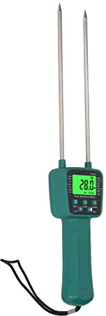 Heu-Feuchtigkeit Messgerät, Korn-Feuchtigkeit Messgerät Digital Weizen-Sojabohnen-Getreide-Feuchtigkeit Tester LCD-Display mit Sprach übertragung