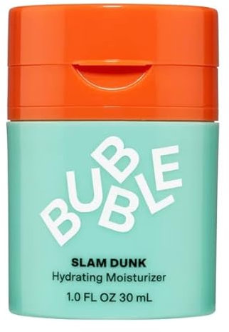 Bubble Skincare Slam Dunk Hydrating Face Moisturizer, for Normal to Dry Skin, 1.0 fl oz / 30ml