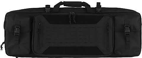 ACEXIER Taktische Doppelkarabiner Lange Gewehrtasche Urban Warfare Airsoft Schusswaffenkoffer Outdoor AK AR Gun Schrotflinte Abschließbarer 38'' Rucksack