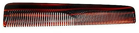 Echterhölter Kamm gesägt + handgemacht ca. 18 cm - normale + weite Zahnung havanna-braun Damen-Kamm Herren-Kamm (23509)