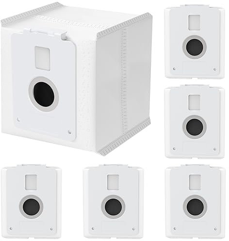6 Stück Staubsaugerbeutel für LG CordZero All-in-One schnurlosen Reiniger A939KBGS, A938KBGS und A937KGMS, Schmutzentsorgung, Staubsaugerbeutel, kompatibel mit LG All-in-One Tower