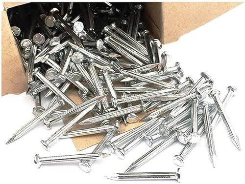 Multi Purpose Steel Nails,Steel Nails, Cement Nails, Flat Head Concrete Nails, Hardened high-Strength Concrete nails-3inch 20pcs (Color : 4inch 10pcs)