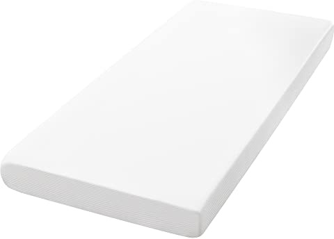 SOFTWEARY Komfortschaummatratze, Höhe 16 cm, 7 Zonen, Härtegrad 3, H3, Kaltschaummatratze, Schaummatratze, waschbarer Bezug (weiß, 90 x 200 cm)