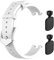 INF Armband für Garmin Lily Sport Watchband echtem Leder Verstellbares Armband Weiß