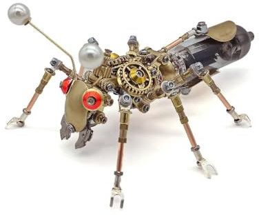 3D Metal Puzzle Insekt, 300+ Stück DIY Steampunk Gyne 3D Mechanical Puzzle Modellbausatz Erwachsene mit Werkzeug
