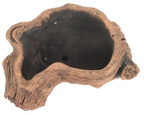 INOOMP Zement-pflanztopf in Form Eines Baumstumpfes Kreativer Bonsai-Topf Für Innen Und Außenbereich Dekorativer Pflanzbehälter Aus Robustem Material