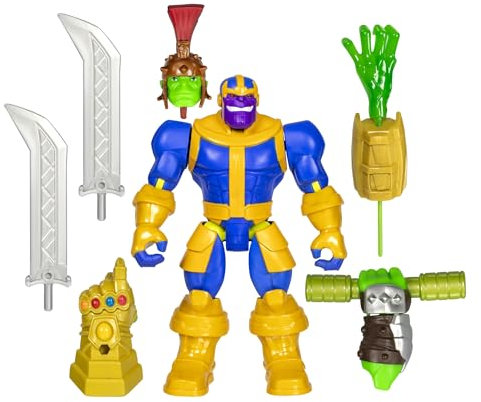MixMashers Marvel Thanos individualisierbare Avengers Mix-and-Match Deluxe Action-Figur & Accessoires