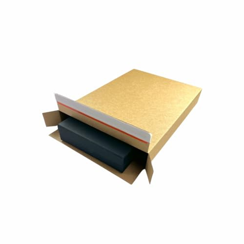 200 x Maxibriefkarton 350x245x50mm Versandboxen Din A4 aus Wellpappe für den Warenversand Büwa Verpackung Verpackungskartons A4 Deutsche Post Versandkartons Faltkarton für den Versand